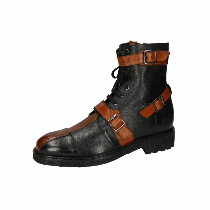 Mens Ankle Boots Melvin and Hamilton Trevor 48 Black