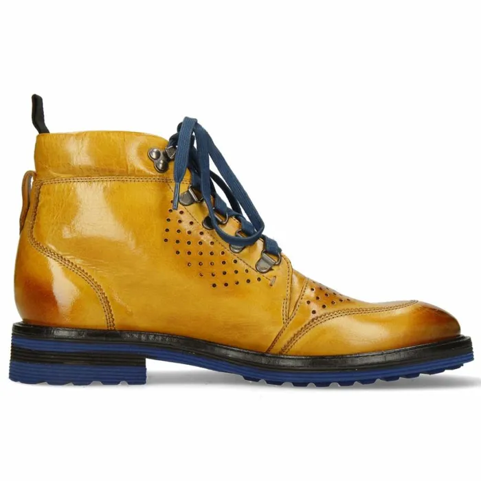 Mens Ankle Boots Melvin and Hamilton Trevor 5 Yellow