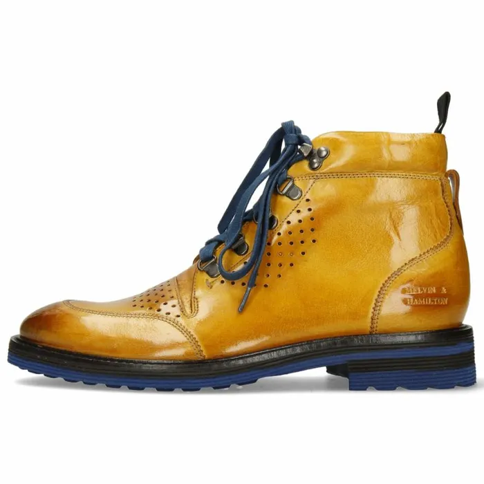 Mens Ankle Boots Melvin and Hamilton Trevor 5 Yellow