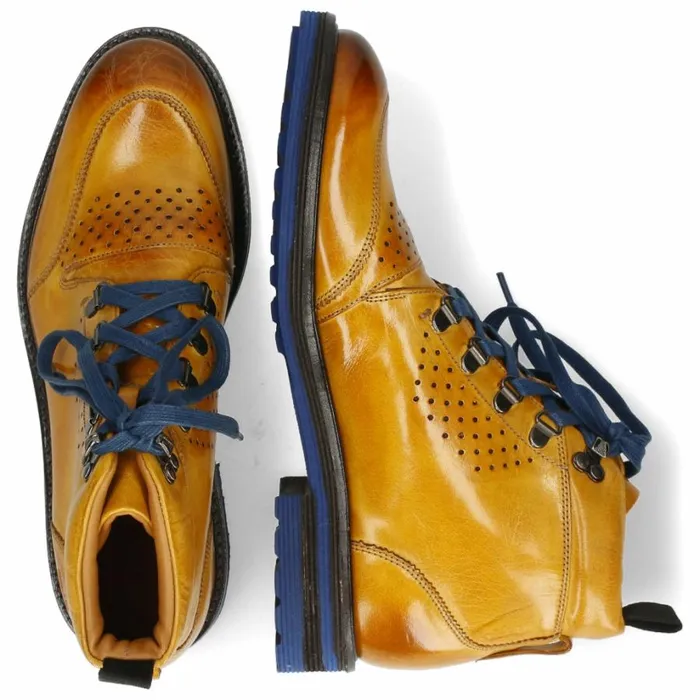 Mens Ankle Boots Melvin and Hamilton Trevor 5 Yellow