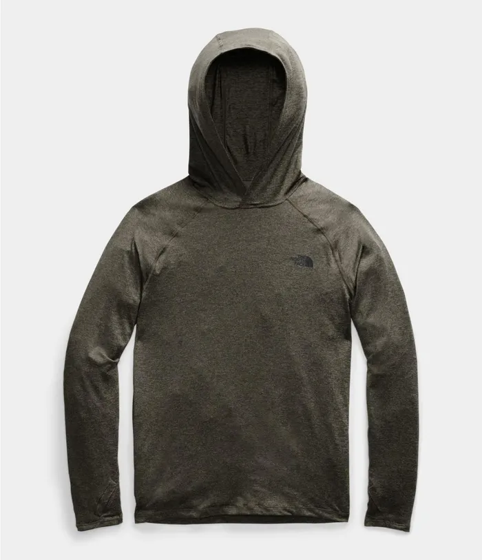 Mens HyperLayer FD Hoodie New Taupe Green Heather The North Face Baselayers