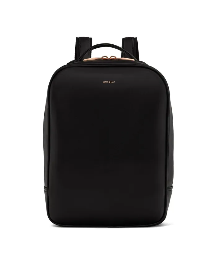MensWomen Alex Vegan Backpack 8211 Loom Blackr Matt and Nat Backpacks