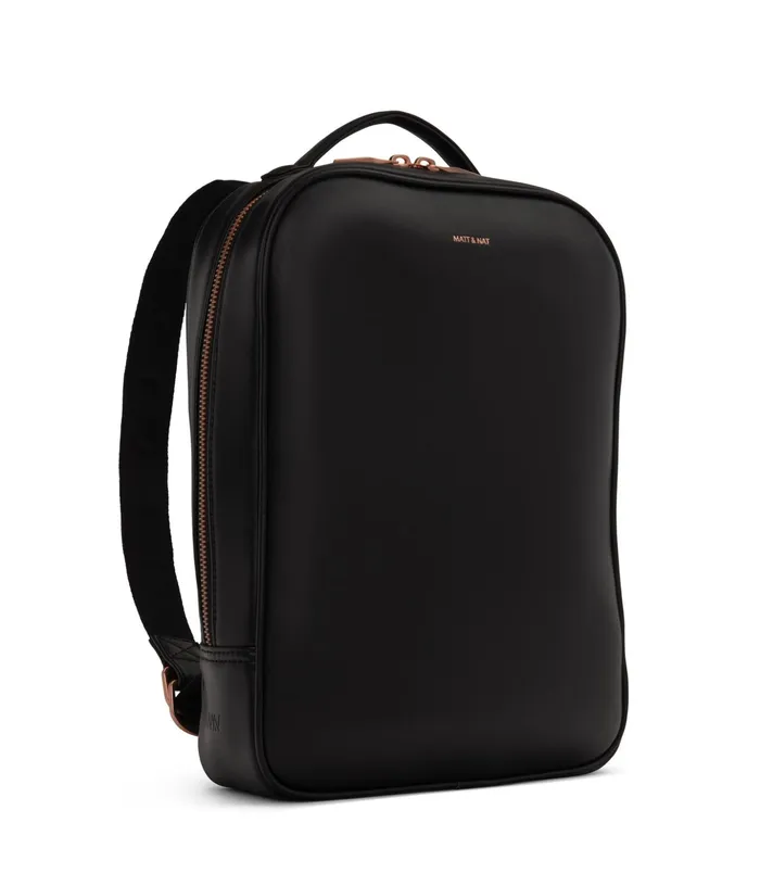 MensWomen Alex Vegan Backpack 8211 Loom Blackr Matt and Nat Backpacks