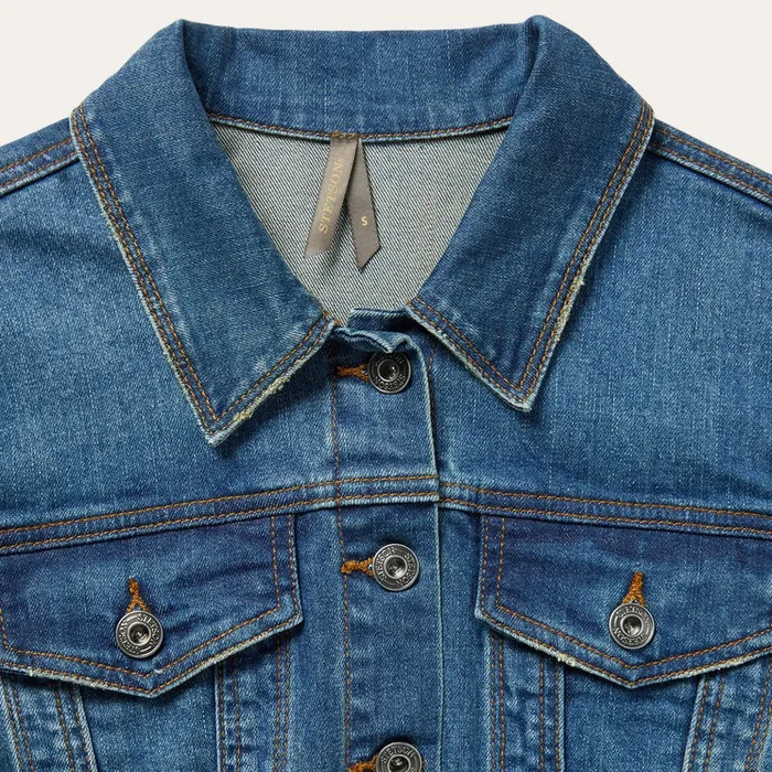 Mini Women Stetson Premium Denim Shirt Dress Blue