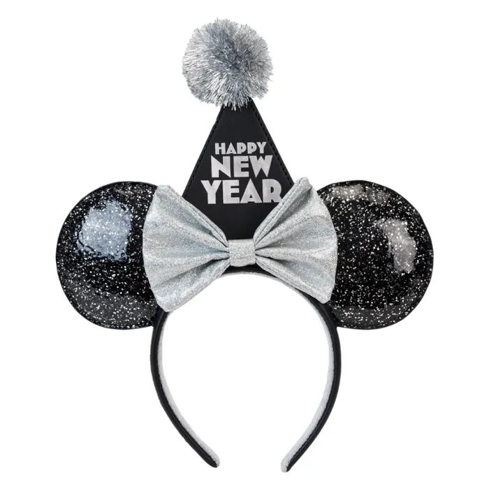 Minnie Mouse Exclusive Happy New Year Glitter Ear Headband Unisex Loungefly Small Accessories Minnie Mouse Exclusive Happy New Year Glitter Ear Headband Unisex Loungefly Small Accessories