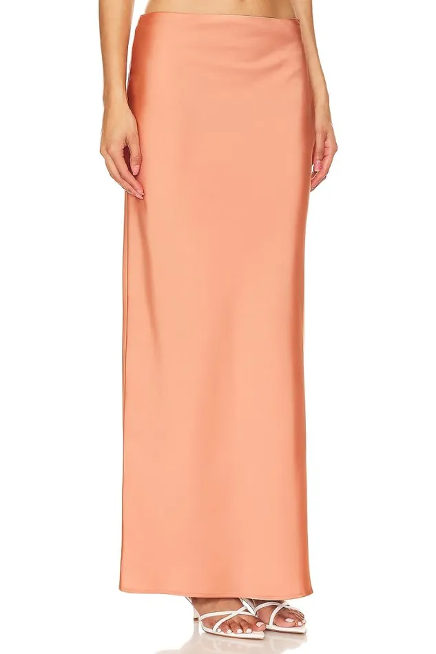 Miranda Maxi Skirt Apricot Orange Women Lovers and Friends Skirts