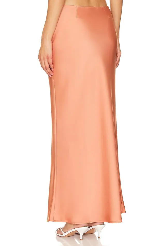 Miranda Maxi Skirt Apricot Orange Women Lovers and Friends Skirts