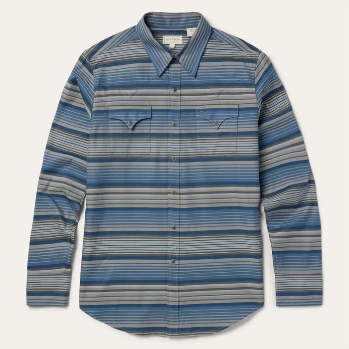 Modern Cut Men Stetson Serape Stripe Western Shirt Serape Stripe Western Shirt Modern Cut Men Stetson Serape Stripe Western Shirt Serape Stripe Western Shirt