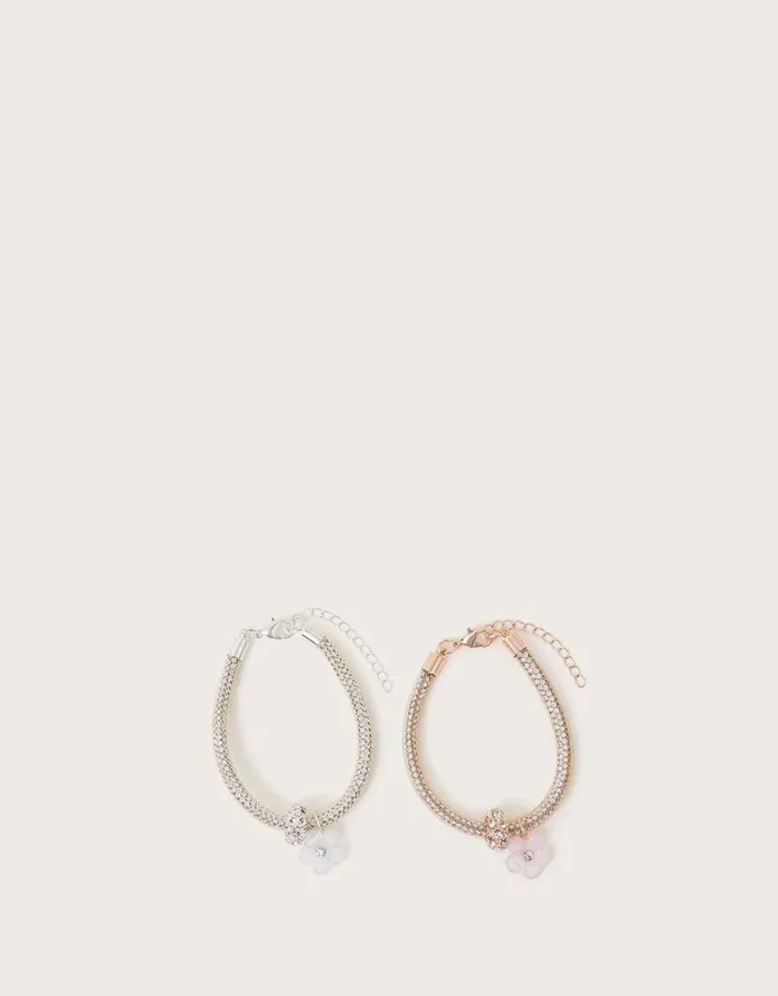 Monsoon 2Pack Dazzle Bracelets Children Girls039 Jewellery
