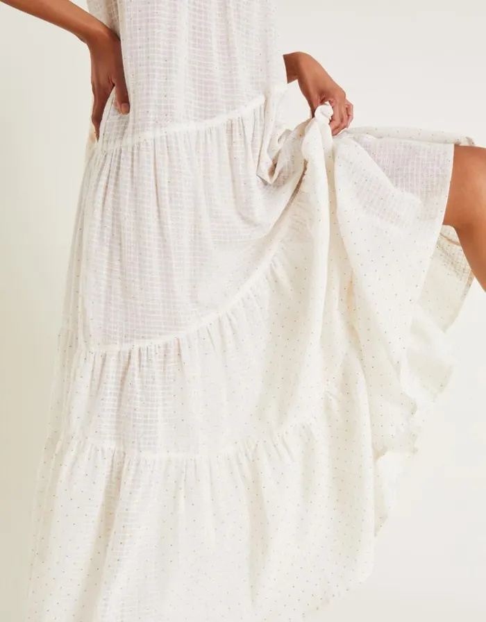 Monsoon Ari OneShoulder Maxi Dress Ivory Women Beachwear and Swimwear Monsoon Ari OneShoulder Maxi Dress Ivory Women Beachwear and Swimwear