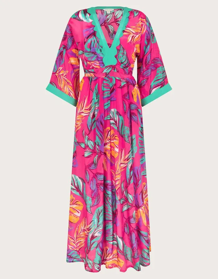 Monsoon Aura Maxi Dress Pink Women Maxi Dresses Monsoon Aura Maxi Dress Pink Women Maxi Dresses