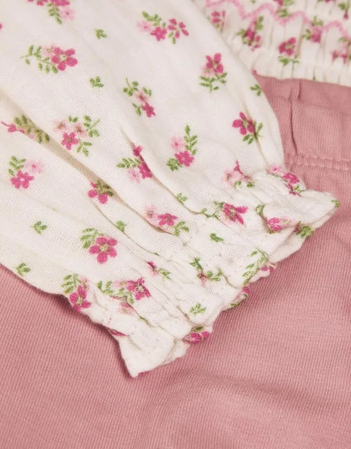Monsoon Baby Ditsy Floral Top And Leggings Set Pink Children Outfits and Rompers Monsoon Baby Ditsy Floral Top And Leggings Set Pink Children Outfits and Rompers