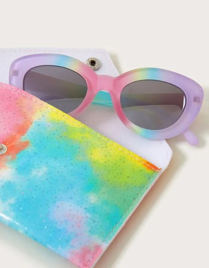 Monsoon Baby Ombre Sunglasses With Case Children Hats and Sunglasses