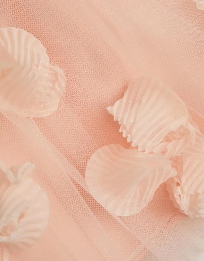 Monsoon Baby Serenata Rose 3D Dress Pink Children Dresses Monsoon Baby Serenata Rose 3D Dress Pink Children Dresses