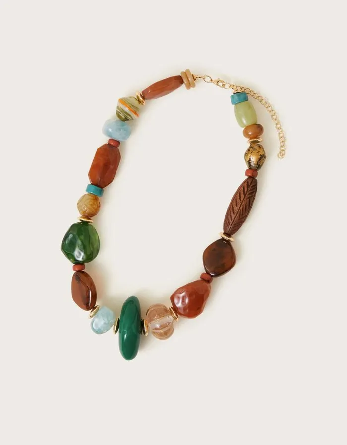 Monsoon Chunky Beaded Necklace Women Jewellery and Hair