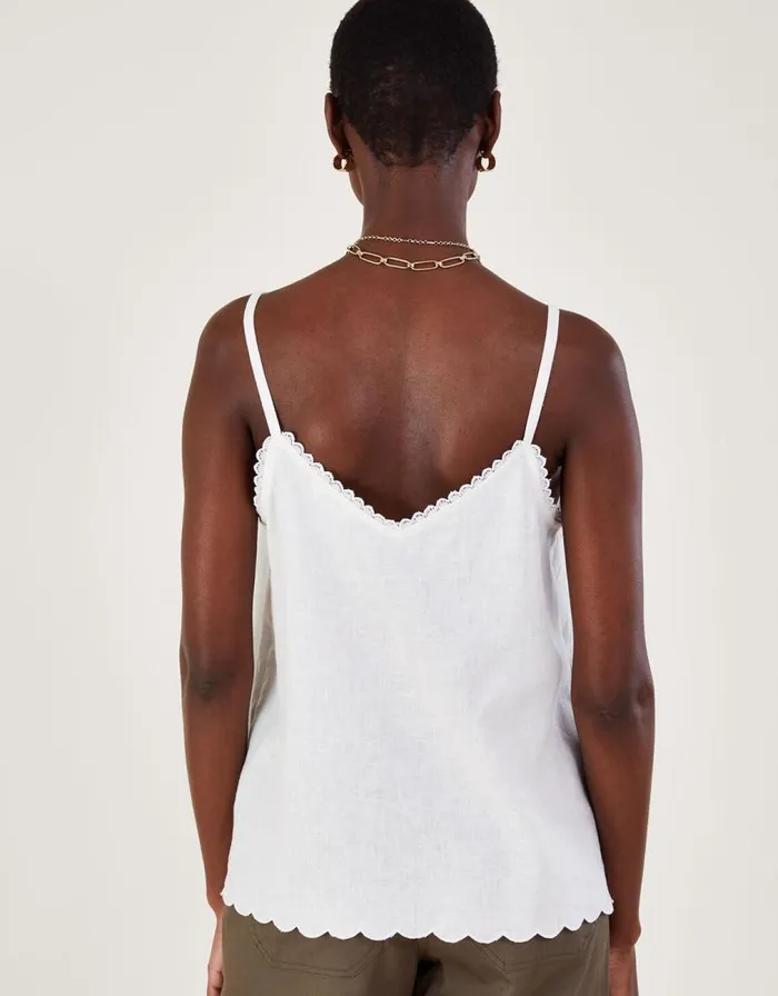 Monsoon Cutwork Embroidery Cami Top Ivory Women Tops and Blouses Monsoon Cutwork Embroidery Cami Top Ivory Women Tops and Blouses