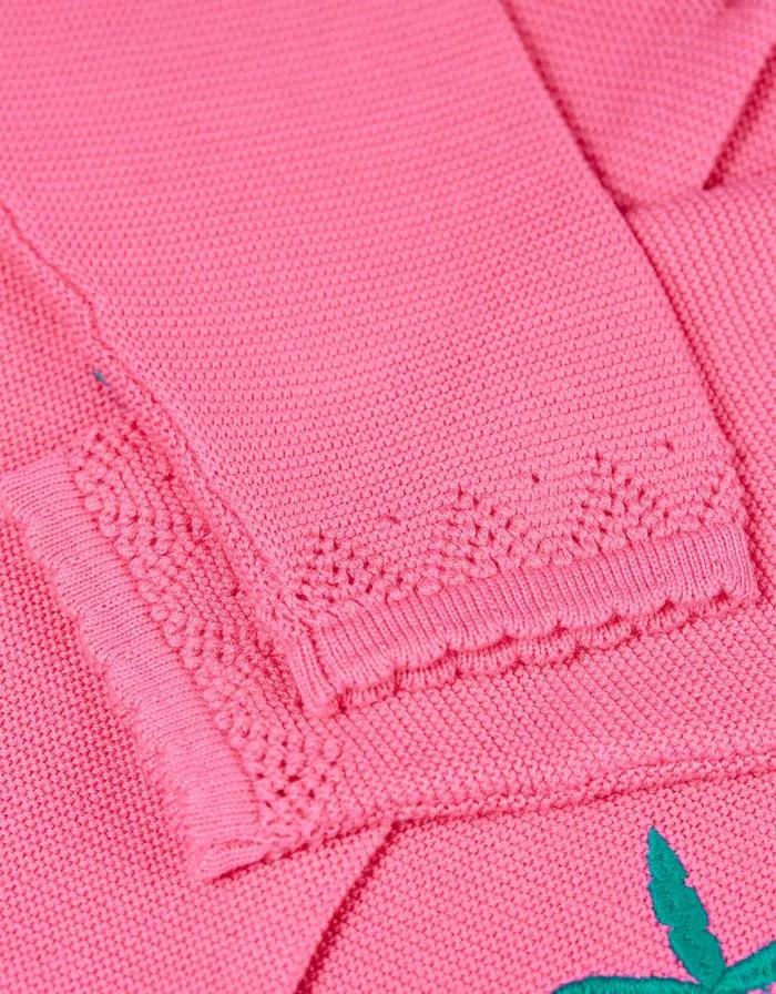 Monsoon Frugi Embroidered Cardigan Pink Children Knitwear and Cardigans Monsoon Frugi Embroidered Cardigan Pink Children Knitwear and Cardigans