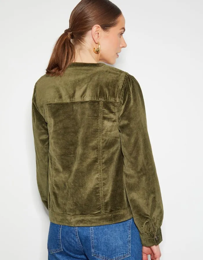 Monsoon Lira Cord Jacket Green Women Jackets Monsoon Lira Cord Jacket Green Women Jackets