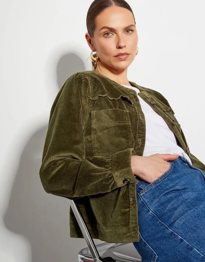 Monsoon Lira Cord Jacket Green Women Jackets Monsoon Lira Cord Jacket Green Women Jackets