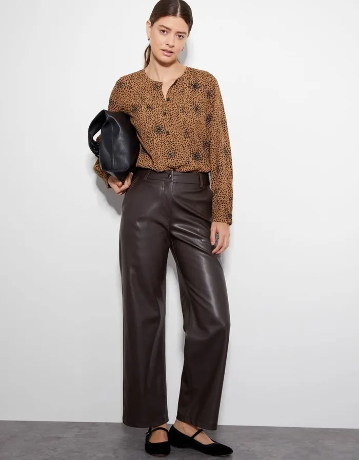 Monsoon Nala Abstract Print Blouse Tan Women Tops and Blouses Monsoon Nala Abstract Print Blouse Tan Women Tops and Blouses