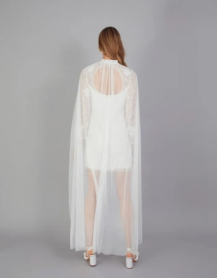 Monsoon Pearl Trim Bridal Cape Women Scarves Monsoon Pearl Trim Bridal Cape Women Scarves