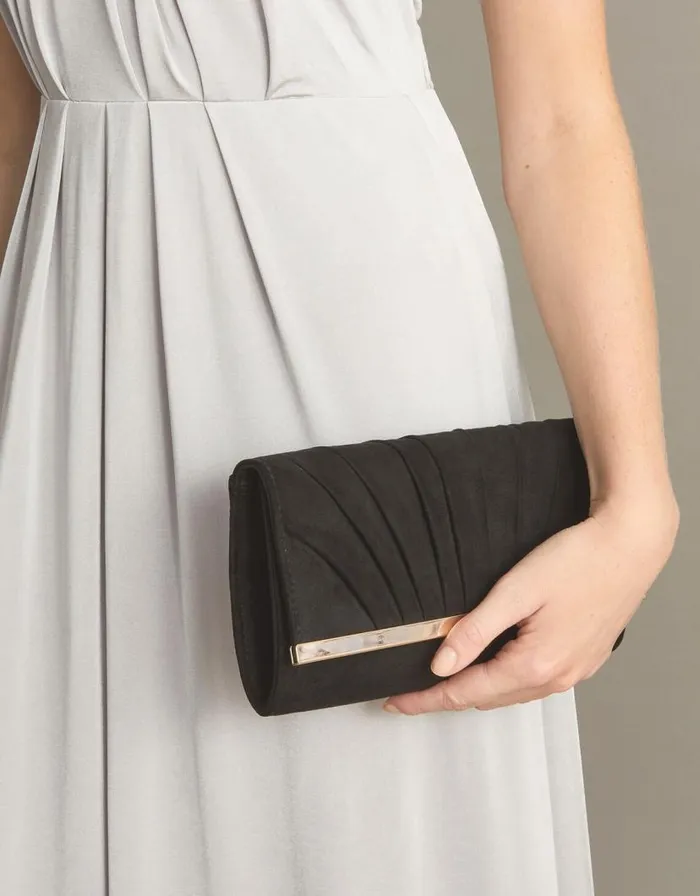 Monsoon Pleated Occasion Clutch Bag Women Bags and Purses