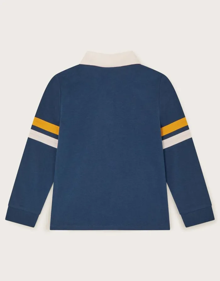 Monsoon Rugby Polo Sweatshirt Blue Children Tops and Tshirts Monsoon Rugby Polo Sweatshirt Blue Children Tops and Tshirts