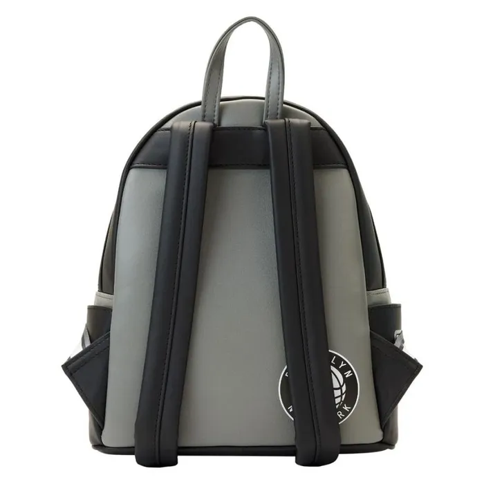 NBA Brooklyn Nets Patch Icons Mini Backpack Unisex Loungefly Backpacks