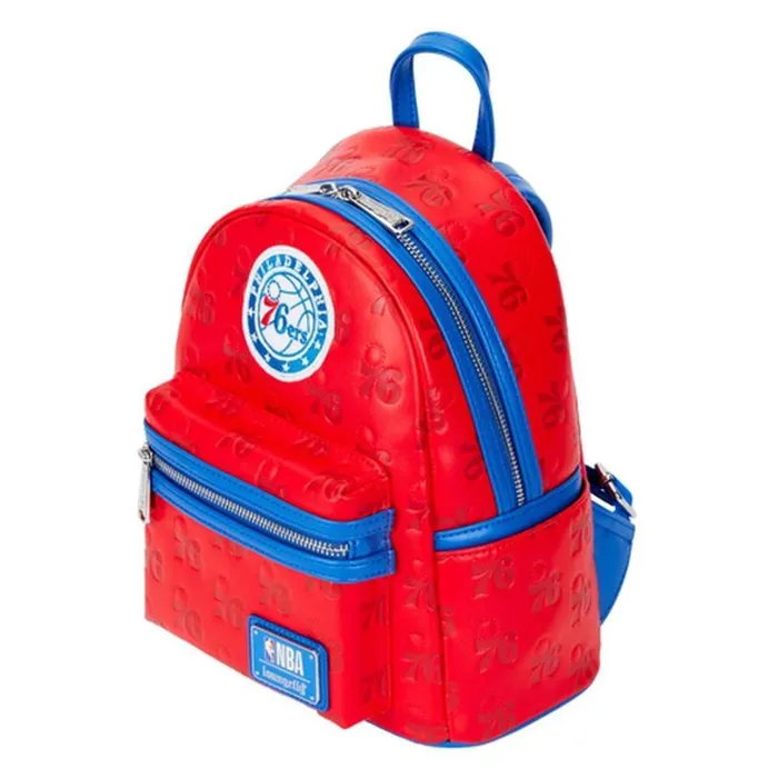 NBA Philadelphia 76ers Logo Mini Backpack Unisex Loungefly Backpacks