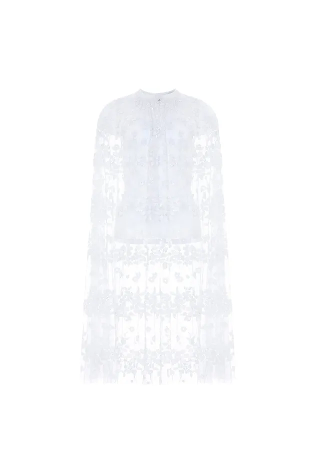 Needle and Thread Margot Midaxi Cape White Women Exclusives
