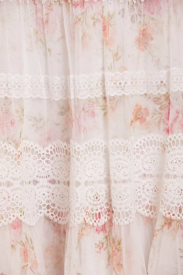 Needle and Thread Trailing Blooms Lace Ankle Gown Multi Women Printed Dresses Needle and Thread Trailing Blooms Lace Ankle Gown Multi Women Printed Dresses