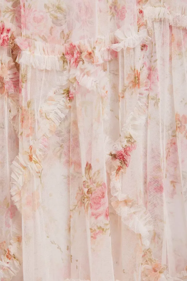 Needle and Thread Trailing Blooms Ruffle Ballerina Dress Multi Women Printed Dresses Needle and Thread Trailing Blooms Ruffle Ballerina Dress Multi Women Printed Dresses
