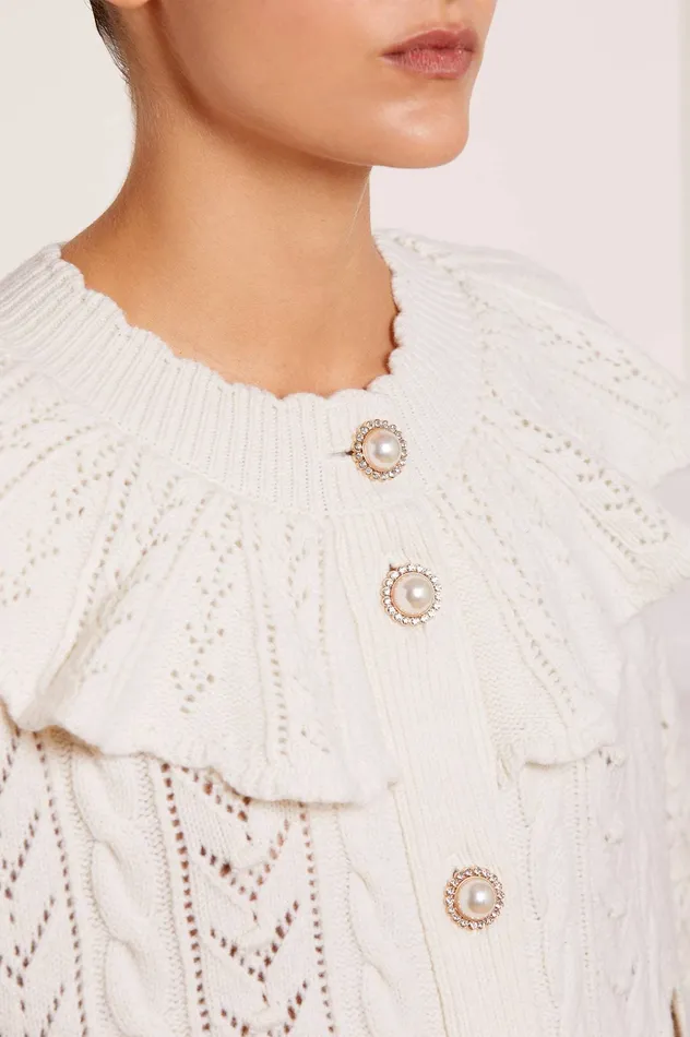 Needle and Thread Victoriana Cape Champagne Women Capes