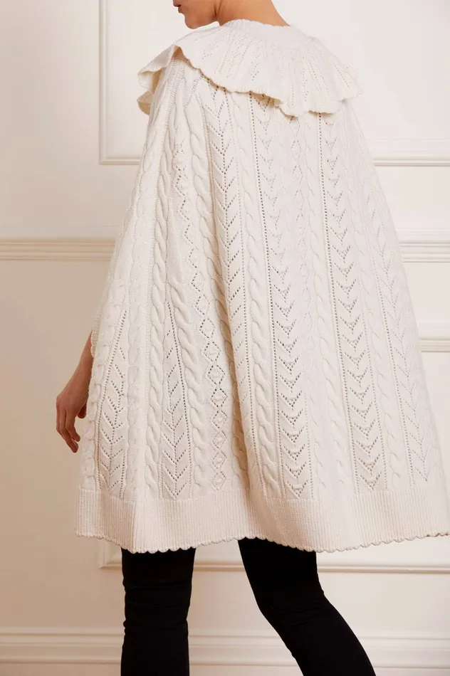 Needle and Thread Victoriana Cape Champagne Women Capes
