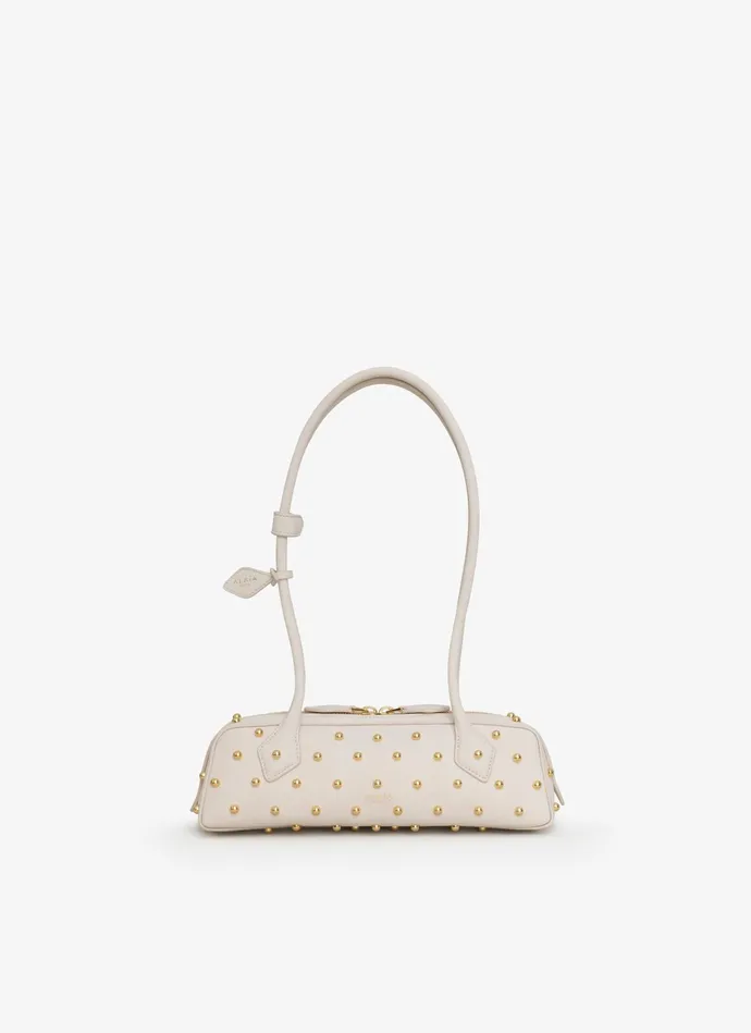 Nude LE TECKEL SMALL BAG IN NUBUK Women Alaa Le Teckel