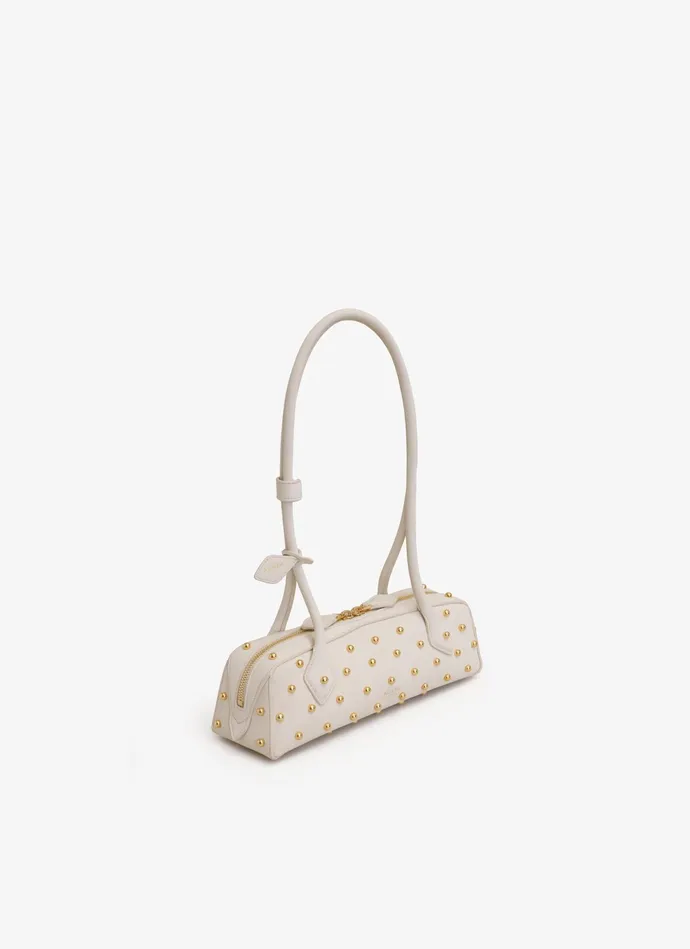 Nude LE TECKEL SMALL BAG IN NUBUK Women Alaa Le Teckel