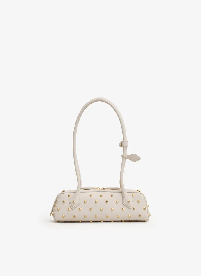 Nude LE TECKEL SMALL BAG IN NUBUK Women Alaa Le Teckel
