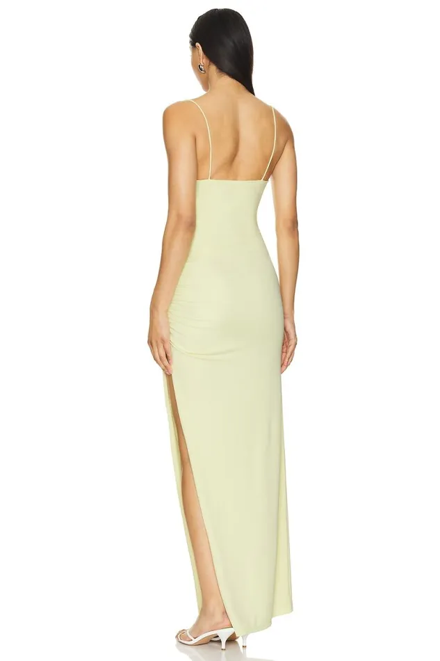 Odessa Gown Soft Yellow Women Lovers and Friends Dresses