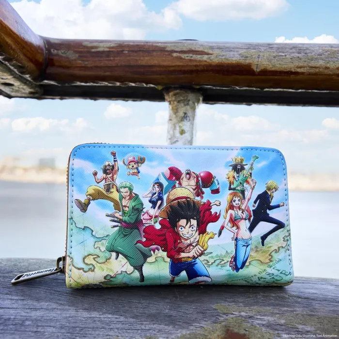 One Piece 25th Anniversary Straw Hat Pirates Zip Around Wallet Unisex Loungefly Bags and Wallets One Piece 25th Anniversary Straw Hat Pirates Zip Around Wallet Unisex Loungefly Bags and Wallets
