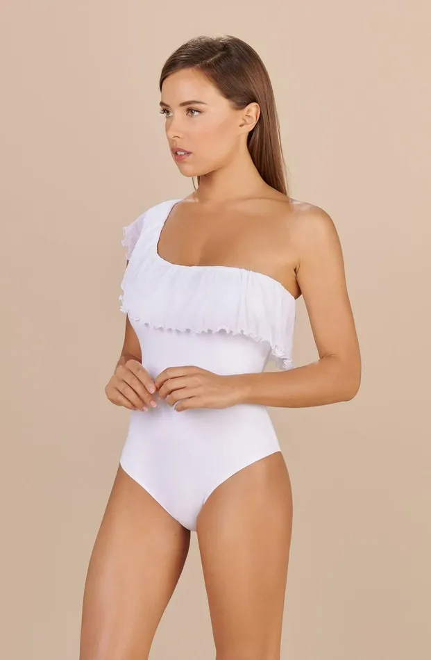 Pain De Sucre Onepiece Swimsuits Women Volupte White