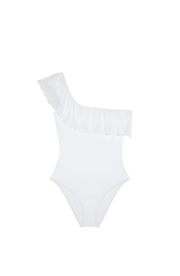 Pain De Sucre Onepiece Swimsuits Women Volupte White