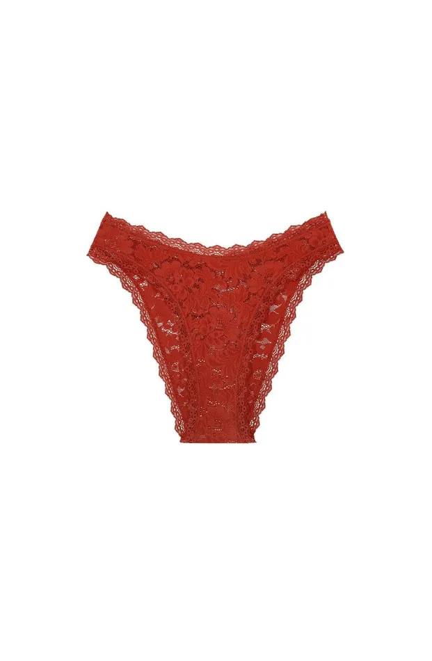 Pain De Sucre Panties Women Masha Brick Red Brick