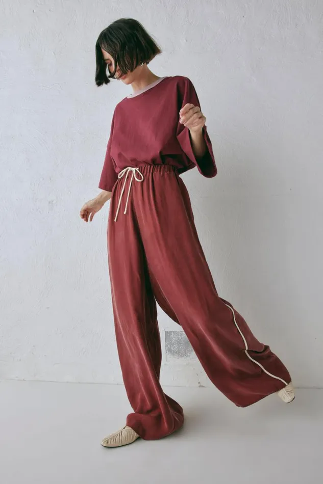 Pants Women VRG GRL Moonscapes Pants Wine Pants Women VRG GRL Moonscapes Pants Wine