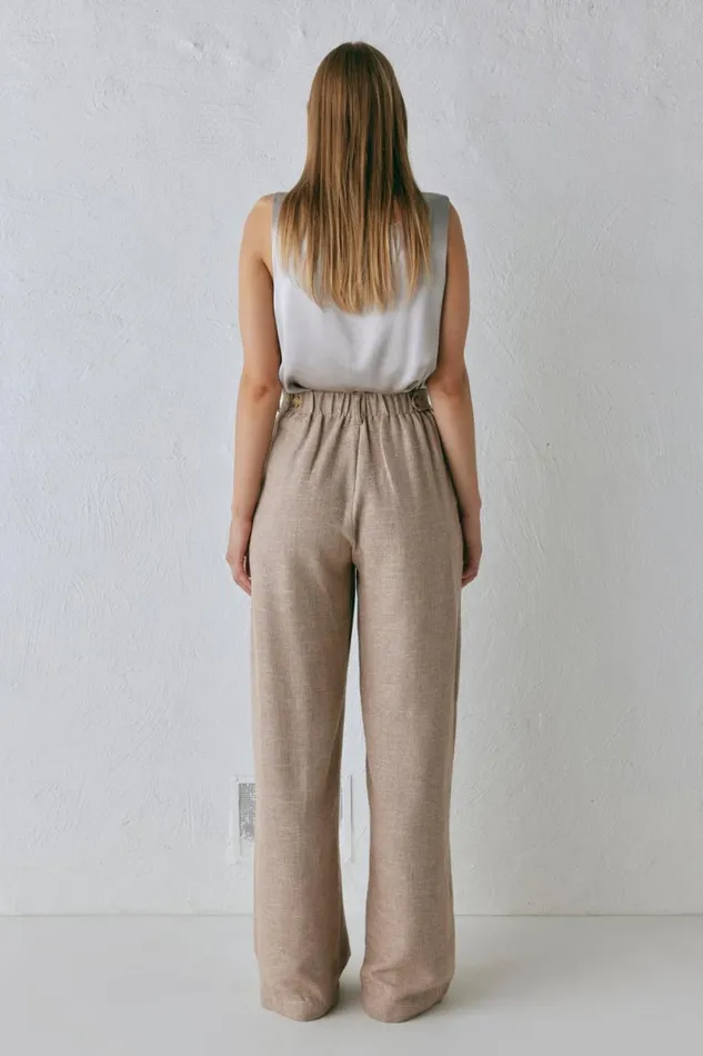 Pants Women VRG GRL Taite Pants Natural Pants Women VRG GRL Taite Pants Natural