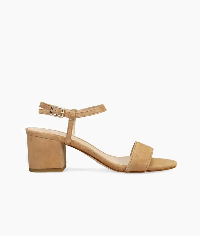 Pelle Moda Alicia Low Heel 8211 Latte Latte Kid Suede Women Low Heels
