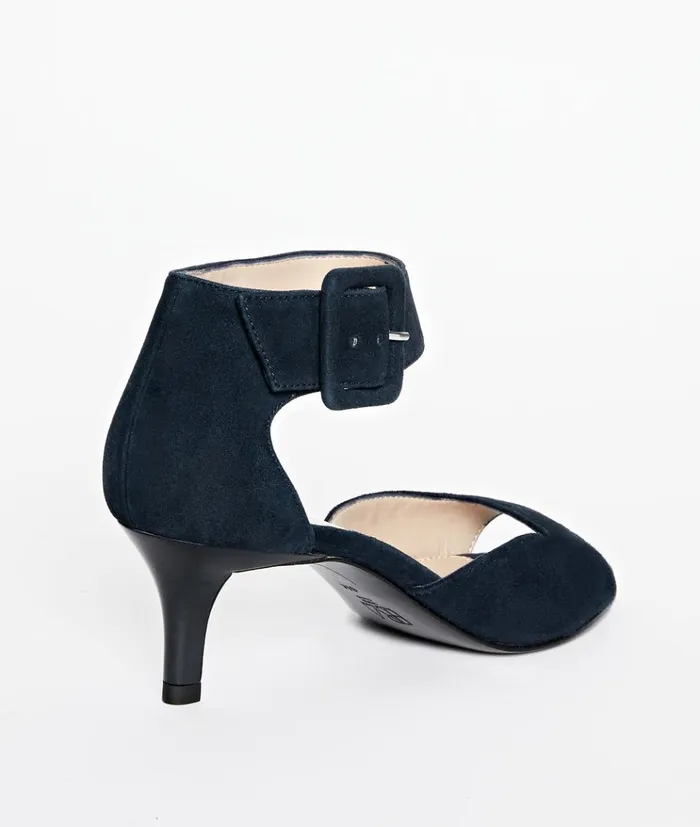 Pelle Moda Berlin Low Heel 8211 Midnight Midnight Kid Suede Women Low Heels Pelle Moda Berlin Low Heel 8211 Midnight Midnight Kid Suede Women Low Heels