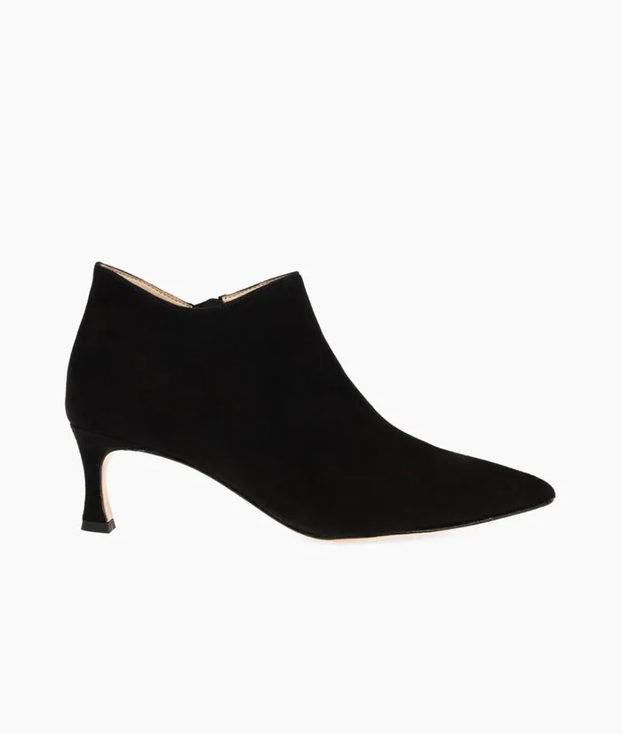 Pelle Moda Colsen Bootie 8211 Black Black Kid Suede Women Low Heels