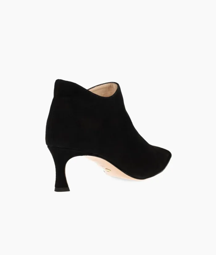 Pelle Moda Colsen Bootie 8211 Black Black Kid Suede Women Low Heels Pelle Moda Colsen Bootie 8211 Black Black Kid Suede Women Low Heels