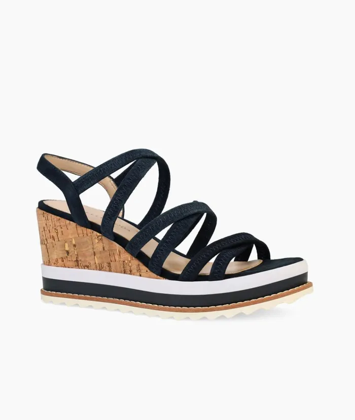 Pelle Moda Meena Wedge 8211 Midnight Midnight Kid Suede Women Wedges Pelle Moda Meena Wedge 8211 Midnight Midnight Kid Suede Women Wedges