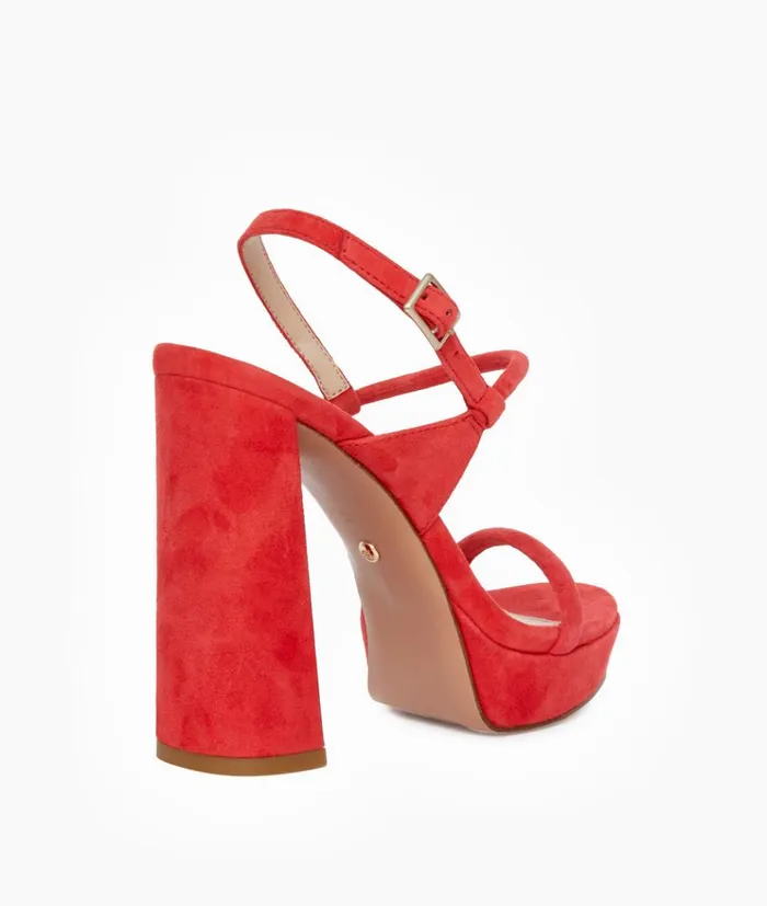 Pelle Moda Olina Platform 8211 Flame Flame Kid Suede Women High Heels Pelle Moda Olina Platform 8211 Flame Flame Kid Suede Women High Heels